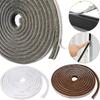5 Meters Door And Window Sealing Strip Self-Adhesive Brush Pile Weatherstrip Home Sound Insulation Wind-proof Strip Gasket