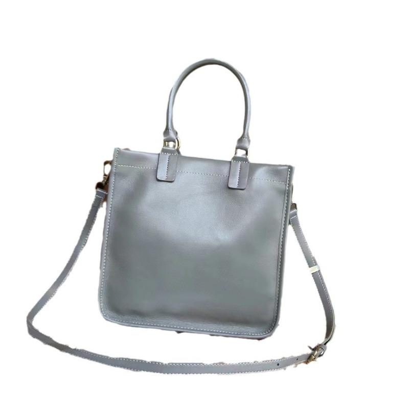 Top Layer Cowhide Handbag Vegetated Leather Crossbody Bag Vintage Genuine Leather Women's Bag Tote Bag