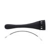 4 4 Cello Tailpiece Carbon Fiber 4 Tuners String Board with Fine Tuning Nylon Tail Gut Parts