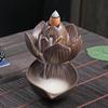 2024 New Antique Lotus Backflow Incense Burner Ceramic Aromatherapy Waterfall Incense Burner Creative Ceramic Ornaments