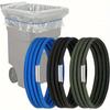 3Pcs Colorful Elastic Trash Can Strap - Secure Trash Bags That Secure Gallon Trash Cans At Home, Office, School, and Outdoors
