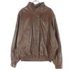 ArtesaniaTextil Made In Spain Long Sleeve Leather Jacket M Brown Women Used