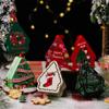 Christmas Tinplate Box Christmas Tree Hanging Decoration Candy Jar Gift Box Xmas Gift Packaging Box Can New Year Party Supplies