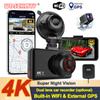 4K Car Dvr WIFI DashCam for Car GPS Video Recorder Front&Rear View Camera Night Vision Black Box Parking Module Car Accessories