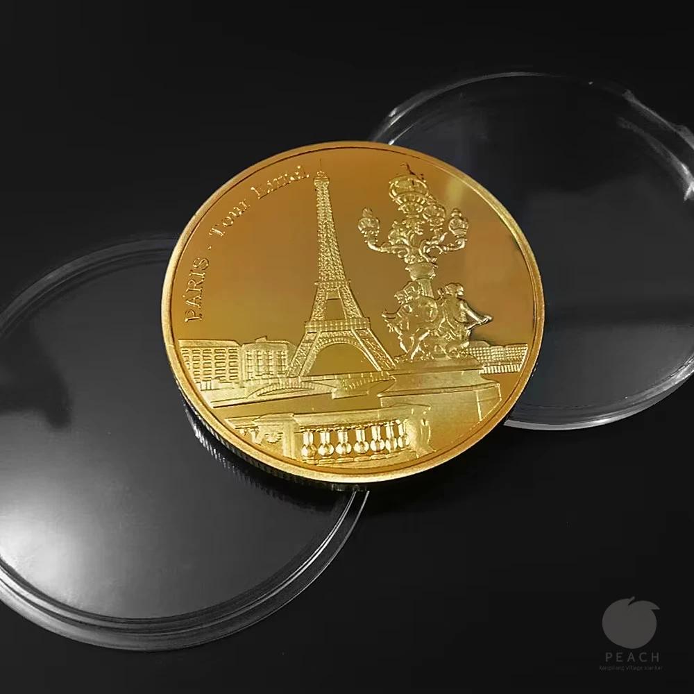 Paris Eiffel Tower Coin Collection Travel Collection Commemorative Coins Commemorative Coins Non-currency