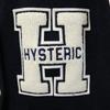 HYSTERIC GLAMOUR Long Sleeve Cardigan F Navy System Knit Women Used