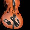 Violin Pickup, 2.8m 6.35mm Diameter Audio Jack Clip On Microphone Piezo, Acoustic Guitar