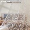 1 PC Modern Flower Sheer Curtain Jacquard Window Tulle Elegant Curtain Living Room Curtain