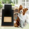 Adjustable Wooden Dog Nail Scraper & Scratch Board with Food Bowl Feeder