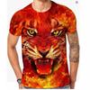 Animal Trend Art Men's Collection 3D T-shirt Digital Printed Round Neck Shirt