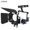 C500 Aluminum Alloy Camera Camcorder Video Cage Rig Kit Film Making System with 15mm Rod