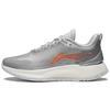 Li Ning Yue Ying Element Cushioning Low Top Running Shoes Men Sneakers Micro-Crystal-Gray ARHS007-3