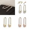 Fashionable Copper Zircon Studded Earrings Trendy Ol Look For 2024 Women