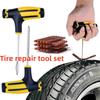 New Car Tire Repair Tools Kit Flat Tyre Emergency Puncture Plug Set Universal Motorcycle Strips Stiring Glue for Tubeless Tires