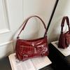 High-end Small Bag Women's New Locomotive Style Versatile Messenger Bag Fashion Shoulder Armpit Bag