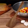 1/2 шт. Деревянные лопатки для сковородок с антипригарным покрытием, длинная ручка, плоская, угловая, для жарки