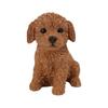 Ubia Sitting Toy Poodle, Brown, 14.5 X 11.5 X 16.5 Cm, Doll Figurine, Animal Ornament, Garden Decor, Dog, H13344-1