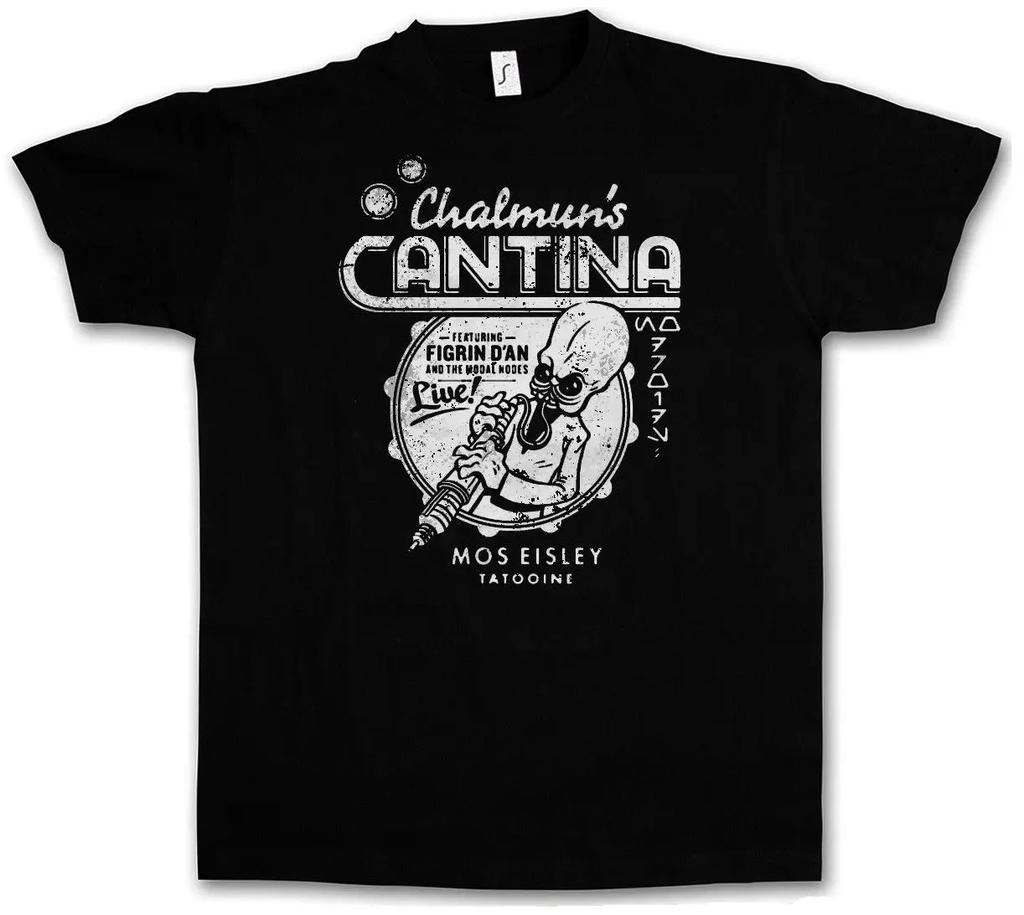 Chalmun?S Cantina Vintage Ii T-Shirt Star Movie Wars Mos Retro Eisley Men Adult Slim Fit T Shirt S-3XL