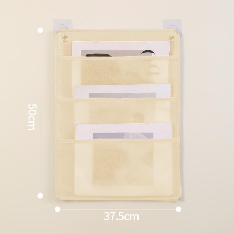 Document Hanging Storage Bag Oxford Cloth Storage Pocket Chart Hanging File Folding Holder Cascading Fabric Organizer For Office