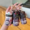 New Fashion Labubu Mouth Red Envelope Trendy Personalized Cylinder Storage Bag Pendant Cute Cartoon Jewelry Bag