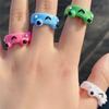 Cartoon Ring Fashion Cute Wind Resin Rings Index Finger Joint Ring Fashion Jewelry