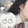 1 Pair Women Hollow Love Heart-Shaped Dangle Hook Earrings Jewelry Gift