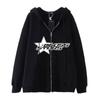 European and American Men's Clothing Amazon Dark Style Hip-hop Gothic Harajuku Y2K Pentagram Zippered Hoodie Jacket Hoodie