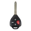 2Pcs 3 Buttons Car Remote Key Shell Fob For Toyota Camry Corolla Avalon Venza 2007 2008 2009 2010 2011 2012 Key Case TOY43