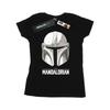 Star Wars Womens/Ladies The Mandalorian Helmet Logo Cotton T-Shirt