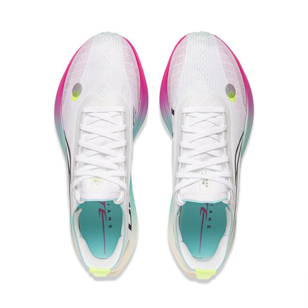 Li Ning Feidian 5 Elite Ultra Technology Cushioning Running Shoes Unisex Running Shoes White ARMV003-6