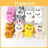 10cm Keychain Plush Animal Stuffed Doll Cartoon Backpack Gift Pendant