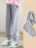 Girls' Autumn 2025 Sweatpants: New Fashionable, Loose-Fit, Long Sports Pants for Big Kids
