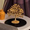 Pure Brass Kalpavriksha Tree Showpiece Tree of Life Home Decor Gift for Good Luck Vastu and Fengshui Best In Living Room Table Decoration
