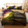Plant Scenery Series Pattern Bedding Set 3d Sunflower Duvet Cover Set with Pillowcases Europe/Australia/USA Twin Queen King Size
