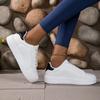 Spring 2025 New Hong Kong Style Women's Shoes Casual Board Shoes Women's Tide White Shoes Korean Version Fashion Single Shoes Student Shoes