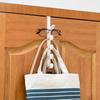 The Door Hooks, Sturdy Door Hanger, Towel Rack Towel Hooks for Bathroom, Versatile Over-the-Door Hanger Clothes & Bag Organizer