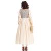 Adult Women Grassland Colony Dress Renaissance Victorian Medieval Dress Gown Apron Halloween Cosplay Costumes Role Play Outfit