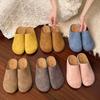Fashion Platform Women's Bag Head Half Slippers Women's Outer Wear 2025 New Spring One-pedal Lazy Boken Shoes