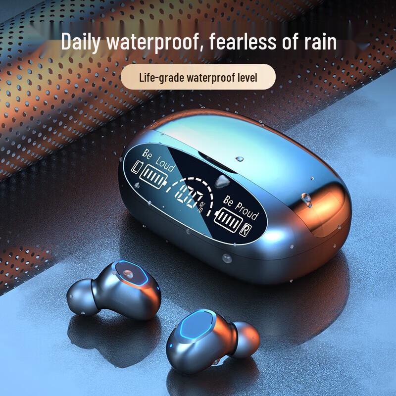 Wireless Sports In-Ear Earbuds with Digital Display