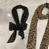 195*4cm Long Neck Scarf Leopard Print Neckerchief Retro Leopard Scarf  Women