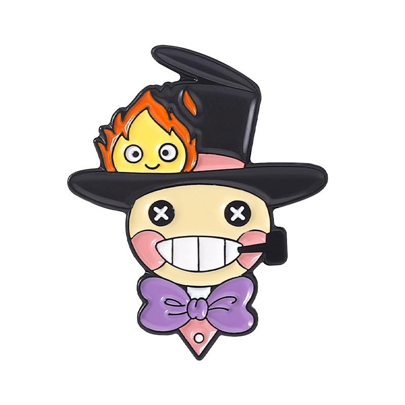 Anime Quality High Cartoon Brooch Stylish Metal Pin For Fashionable Accessories