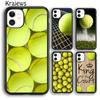 Krajews Green Tennis Balls Accessories Phone Case Cover For iPhone 14 6s 7 8 Plus X XR XS 11 12 13 Pro Max Samsung S21 S22 Ultra