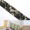 3D Self-adhesive Baseboard Waterproof Anti-collision Wall Sticker Waist Line Strip