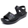 Summer Sandals Non-slip Soft-soled Medium and Old Women's Shoes Middle-aged Flat-soled Summer Flat-heeled Comfortable Elderly Shoes