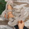 2025 Women Summer Wedges Non-slip Beach Open Toe Breathable Sandals Sport Style Shoes