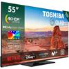Телевизор QLED - Toshiba - 55QV3463DG - 4K UHD - Smart TV - Черный