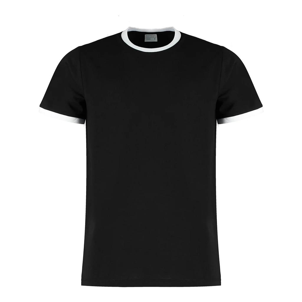 Kustom Kit Mens Ringer Fashion T-Shirt