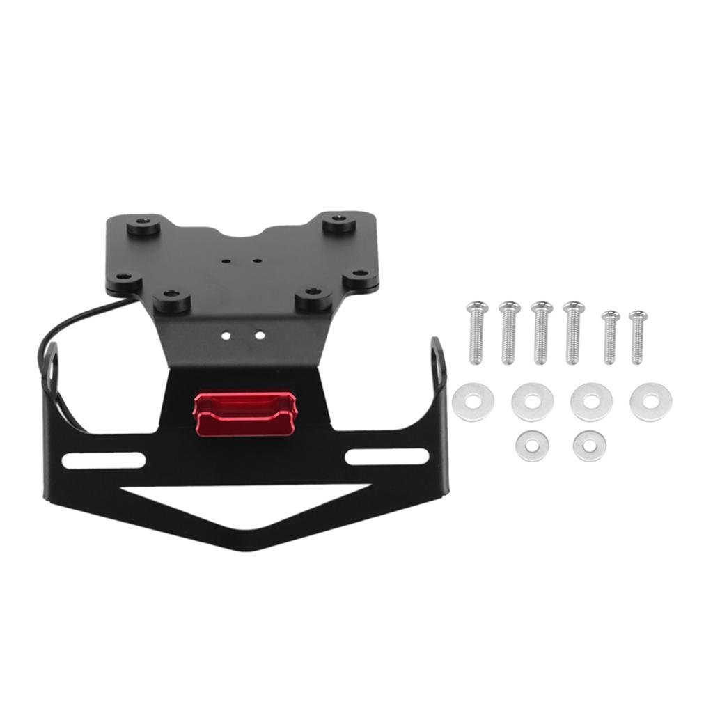 Motorcycle License Plate Holder Mount Bracket Assembly For Yamaha Tenere 700 2019 2020 2024