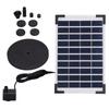 10V 5W Solar Fountain Kit Floating Solar Fountain Water Pump Kit for Gardens Pools Fish Tanks