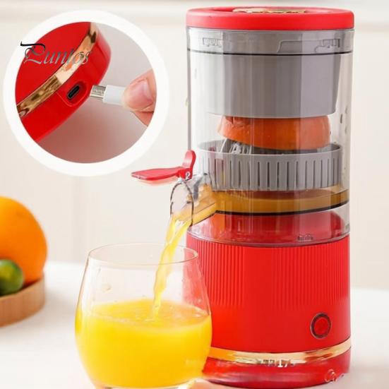 Electric Juicer USB Rechargeable Portable Easy Clean Orange Lime Citrus Grapefruit Lemon Squeezer Fruit Juicing Machine Kitchen Gadgets